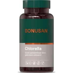 Bonusan - Chlorella - Multivitaminen - Groen - 450 mg per capsule