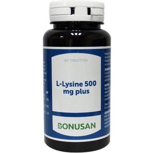 Bonusan L-Lysine 500 mg plus 60 tabletten