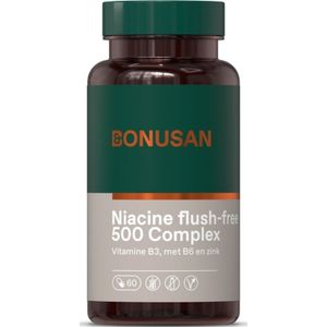 Bonusan Niacine flush-free 500mg 60 capsules