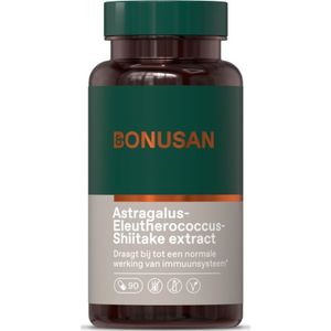 Bonusan - Astragalus Eleutherococcus Shiitake Extract - Capsules - 90 Stuks