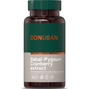 Bonusan Sabal pygeum cranberry 60 vegetarische capsules