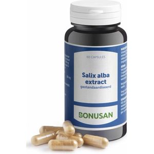 Salix Alba Extract Capsules - 100% Natuurlijk - 15% Salicine - 60 Stuks