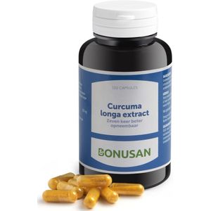 Bonusan Curcuma longa extract 120 vegetarische capsules
