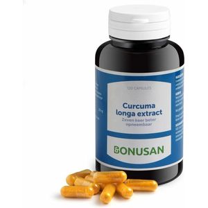 Bonusan Curcuma longa extract 120 vegetarische capsules