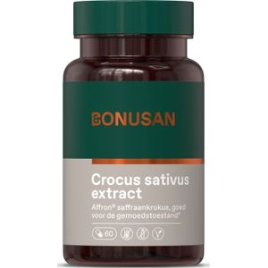 Bonusan Crocus sativus extract (60 vegetarische capsules)