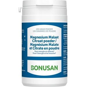 Bonusan Magnesium Malaat Citraat poeder 130 gr