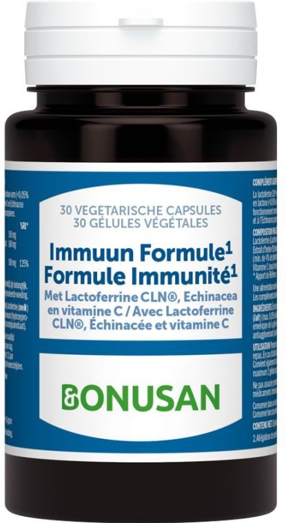 Bonusan - Immuun Formule - Capsules - 30 Stuks - Vitamine C - Lactoferrine
