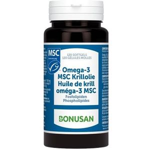 Bonusan Omega 3 MSC krill olie België 120 softgels