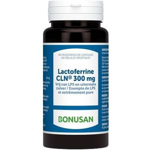 Bonusan Lactoferrine CLN 300 mg België 60 vcaps