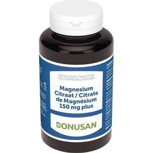 Bonusan - Magnesiumcitraat - Mineralenpreparaat - 150 mg - Vitamine B6