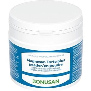 Bonusan - Magnesan Forte Plus - Mineralenpreparaat - Poeder - Citroen
