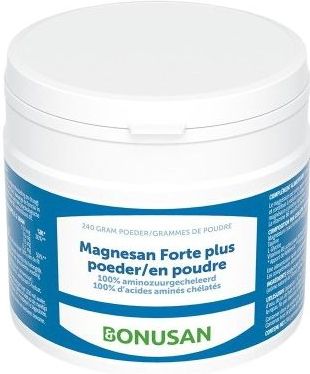 Bonusan - Magnesan Forte Plus - Mineralenpreparaat - Poeder - Citroen