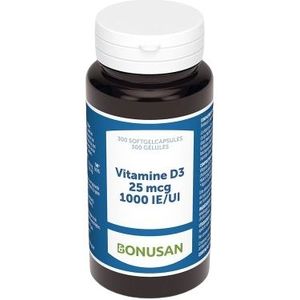 Bonusan Vitamine D3 25 mcg/1000 IE 300 softgels