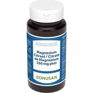 Bonusan Magnesiumcitraat 150 mg Plus 60 tabletten