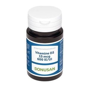 Bonusan - Vitamine D3 - 15 mcg - 90 Softgels
