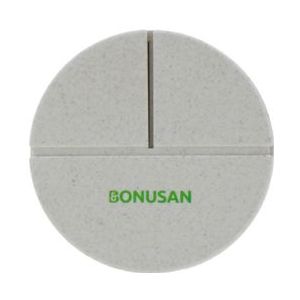 Bonusan - Pillendoosje - Rood - Kunststof - 3 Compartimenten