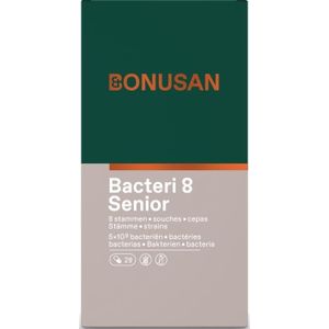 Bonusan Bacteri 8 senior 28 capsules