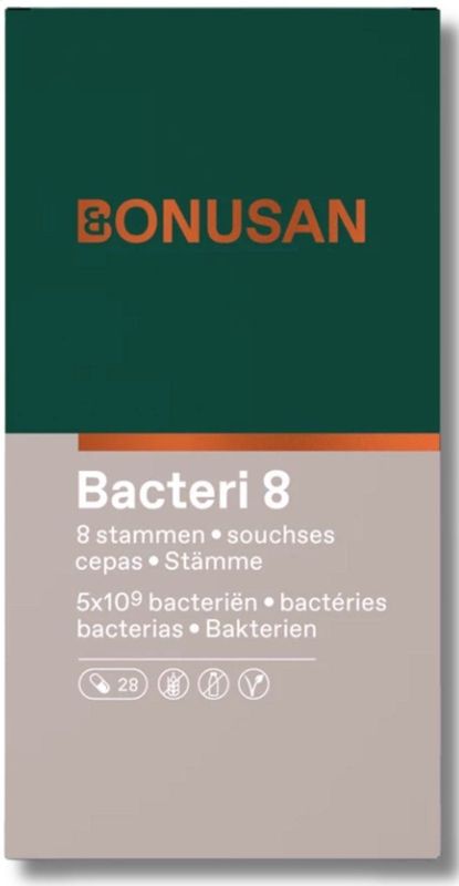 Bonusan Bacteri 8 28 capsules