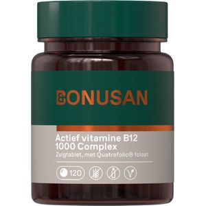 Bonusan Vitamine B12 actief 1000 mcg 120 zuigtabletten