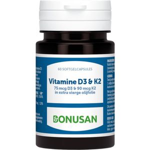 Bonusan Vitamine D3 & K2 60 softgels