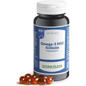 Bonusan Omega 3 MSC Krillolie 120 softgel capsules