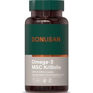Bonusan Omega 3 MSC Krillolie 120 softgel capsules