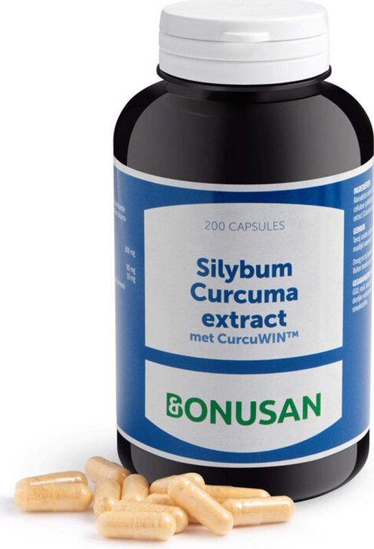 Bonusan - Silybum-Curcuma Extract Capsules - 200 Stuks - Fytotherapie