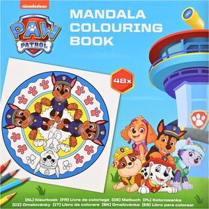 Paw Patrol Mandala kleurboek 48 kleurplaten Merkloos Kleurboek (18.0000cm x cm)