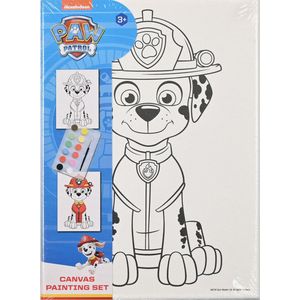 Nickolodeon-Canvas Paw Petrol schilderset 18x25 cm-White