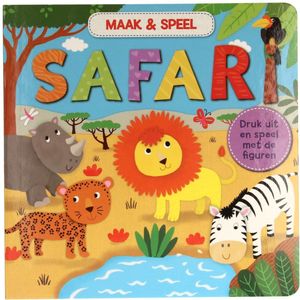 Kartonboek Maak & Speel - Assorti - Karton - 22x22cm