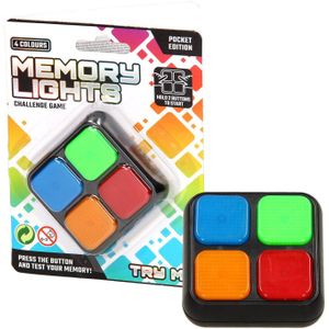 Johntoy Memory Lights Pocket Editie Met Licht En Geluid 5 Cm