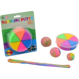 Johntoy Speelklei Bouncing Duo - Putty - Slijm -  Sinterklaas- Schoencadeau - Schoencadeautje