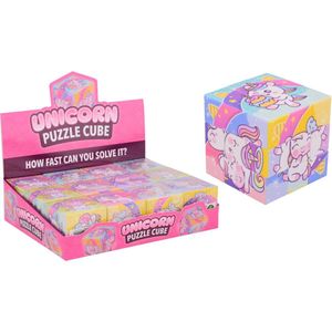 Johntoy - Eenhoorn Puzzel Kubus