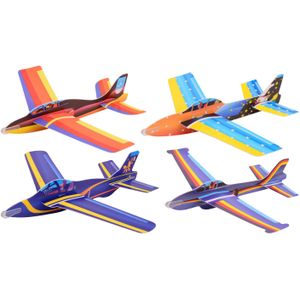 Johntoy Jumbo EVA Vliegtuig 45cm verschillende Johntoy