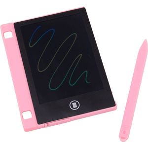 Johntoy - Unicorn Teken Tablet - Roze - Kunststof - Pocket Editie 9x13cm