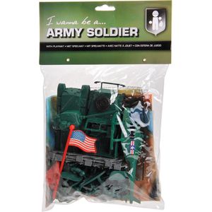 Army Forces - Speelset met Speelmat - Legerset - Legerpoppetjes