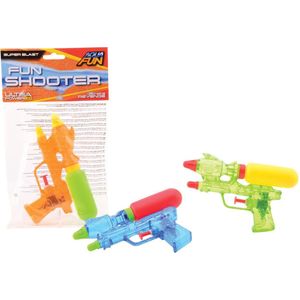 Johntoy - Aqua Fun - Waterpistool - Blauw - Kunststof
