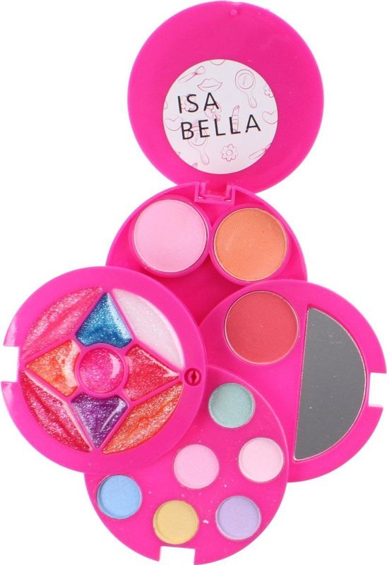 Johntoy - Make-upset Isabella - 4-delig - Multicolor - Kunststof