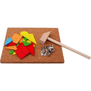 John Toy - Twizz Hamertje Tik - Bordspel - Multicolor - Hout