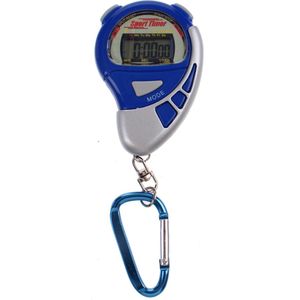 Johntoy Stopwatch Sports Active Met Alarm Blauw