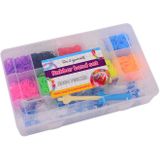 3000 Loom Bandjes Set - Opbergdoos - 3000dlg - Extra Stevig Loombord met Loom Elastiekjes