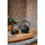 Bredemeijer - Kopjes Jang gietijzer zwart - theemok set van 2