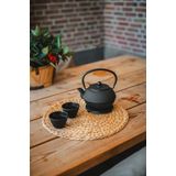 Bredemeijer - Kopjes Jang gietijzer zwart - theemok set van 2