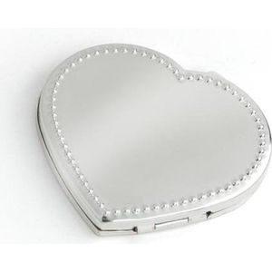 Compact mirror Heart