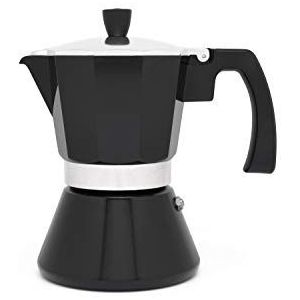 LEOPOLD VIENNA LV113007 Tivoli Espressokocher schwarz, 6 Tassen