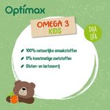 Optimax Kinder omega 3 sinaasappel 50 kauwtabletten