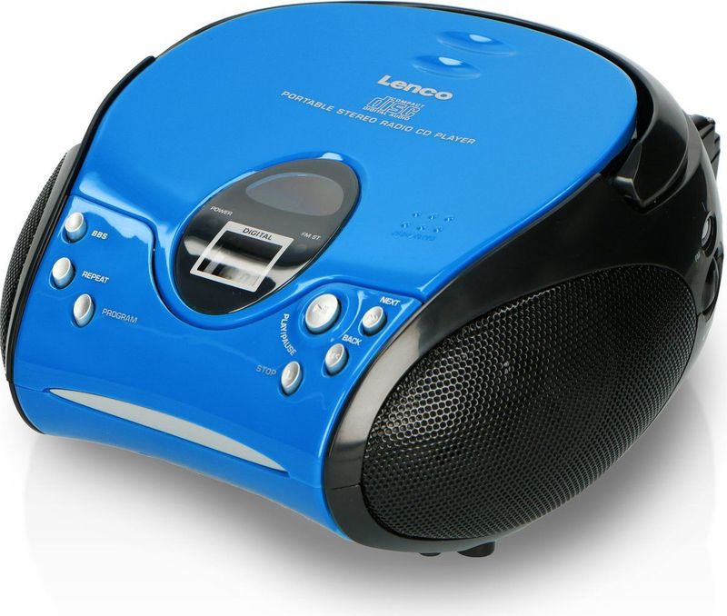 Lenco SCD-24 - Radio/CD-speler - Blauw/Zwart