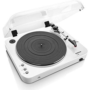 Lenco L-85 White Platenspeler met USB direct encoding