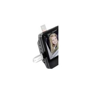 Lenco DVP-939 - 2x9"" Portable DVD speler met USB,SD, ingebouwde batterij, 2x hoofdtelefoon en 2x bracket - Zwart