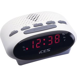 Ices ICR-210 - Wekkerradio - Wit